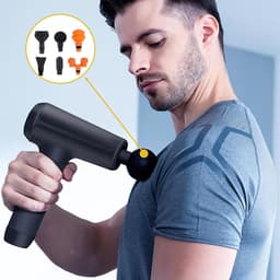 SnelShoppen - 6 Stuks Vervangende Massagekoppen voor Massagegun, Accessoires voor Fasmassage, Geschikt voor Spierontspanning, Huidvriendelijk ABS + PP — thumbnail 4