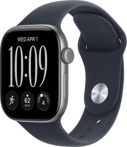 Apple Watch Series 12 GPs 42mm - Space Grey Aluminium Case Sport Band M/l Smartwatch Navy Blue — thumbnail 3