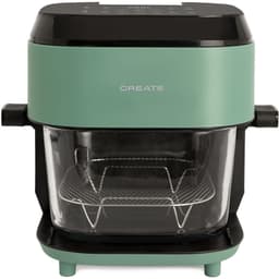 CREATE - Glazen heteluchtfriteuse van 6 L met vernevelingsfunctie - Salie - AIR FRYER STUDIO CRYSTAL LARGE — thumbnail 1