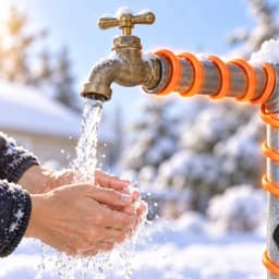 Verwarmingskabel met thermostaat, 8 m, 25 W/m, zelfregulerend — thumbnail 3