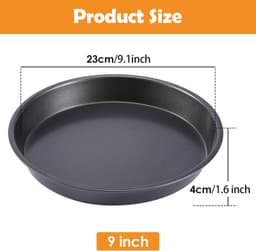 Ronde Pizzabakplaat 23 cm voor Magnetron — thumbnail 3