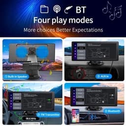 E32 - Dashcam voor Auto - WiFi - Dashcams - FullHD video - Super compact - Parkeermodus - 16:9 - 10.26 inch Scherm - Met Achteruitrijcamera - Zwart — thumbnail 3