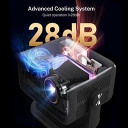 Beamer Smart - 800 ANSI Lumen - Native 1080p Resolutie - LCD Scherm - Android 14 OS - Voor Thuisbioscoop En Buiten — thumbnail 4