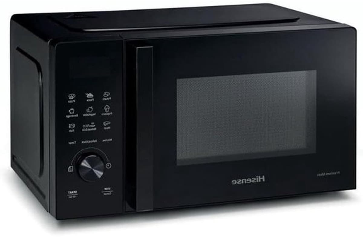 Zwarte magnetron - Solo-oven - Maaltijden snel opwarmen - 9 programma's - 20 liter - Zwart — afbeelding 1