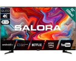 Salora 55QLEDTV - 55 Inch Smart TV - 4K TV - Smart TV - Televisie - QLED - Zwart - 2025