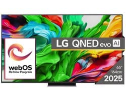 LG QNED AI 65QNED86A3A tv 165,1 cm (65") 4K Ultra HD Smart TV Wifi Zwart