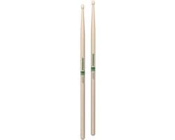 ProMark RBHR565AW Rebound 5A Raw Hickory drumstokken met houten tip — thumbnail 2