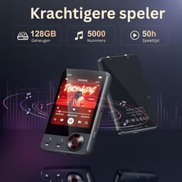 MKSS® MP3 Speler Bluetooth - FM-Radio - Zwart — thumbnail 3
