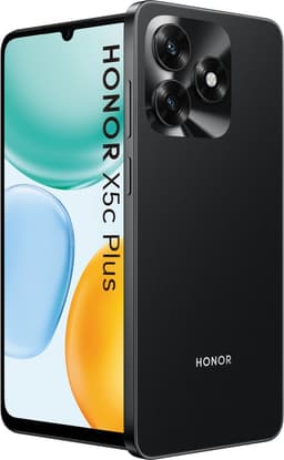 HONOR X5c Plus - Smartphone - 128GB - 4GB RAM - 6.74 inch 90Hz Display - 5260mAh Batterij - Zwart — thumbnail 2