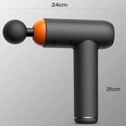 Massage Gun - Massage Apparaat - 99 Versnellingen - 8 Opzetstukken - Digitale Display - Zwart — thumbnail 4