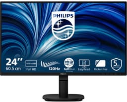 Philips 2000 series 24B2N2200/00 computer monitor 60,5 cm (23.8") 1920 x 1080 Pixels Full HD LCD Zwart — thumbnail 2