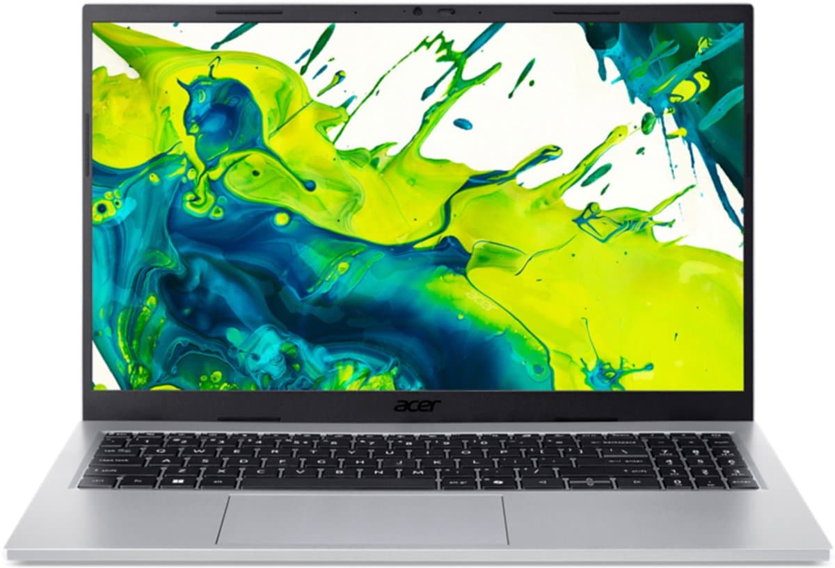 Acer Aspire Go 15 AG15-72P-780E Intel Core 7 150U Laptop 39,6 cm (15.6") Full HD 16 GB DDR4-SDRAM 512 GB SSD Wi-Fi 6 (802.11ax) Windows 11 Home Zilver — afbeelding 1