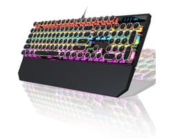 MageGee MK-Storm - Mechanisch Gaming Toetsenbord - Gaming Keyboard - RGB - Incl. Polssteun