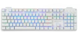 getcetera Gaming Keyboard 104 Keys – Blue Switches – RGB – Wit – Bedraad – USB-C – Numeriek Keypad – Anti-Ghosting — thumbnail 1