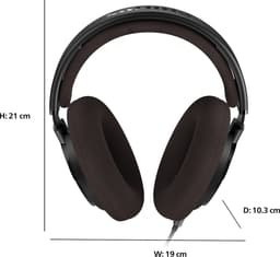 PHILIPS CENTURY RANGE - The Freddie - SHP9500CY/00 HiFi stereo hoofdtelefoon - over ear - 50mm neodymium drivers - 3 meter kabel - open klankkast - duurzame stalen lichtgewicht hoofdband - Bruin/Zwart — thumbnail 3