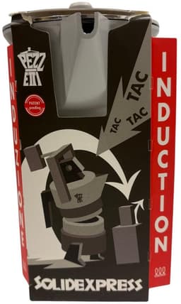 Pezzetti – SOLIDEXPRESS - espressomaker - koffiemaker - 6 kops - aluminium - grijs - INDUCTIE - gas - elektrisch - percolator - moka pot — thumbnail 4