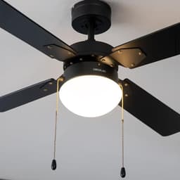 Plafondventilator met Verlichting en 3 Snelheden - 42 Inch, 50W, 4 Omkeerbare Bladen, Zomer/Winter Modus — thumbnail 1
