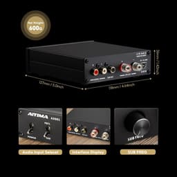 Krachtige Mini Subwoofer Versterker 200W - HiFi Mono Eindversterker Klasse D — thumbnail 3