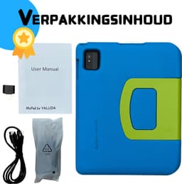 MyPad Yaluda Kindertablet PRO MAX - 8GB RAM - 64+512 GB - Android 15 - Snelle 10.1 Inch Kindertablet - Vanaf 3 Jaar - Perfect Voor School - Ouderlijk Toezicht - Ook Voor Volwassenen - 360° Sterk Beschermhoes - Blauw — thumbnail 4
