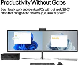 HP Series 5 Pro 49inch DQHD Conferencing Monitor 549pm HDMI DP — thumbnail 3