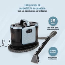 MMP®Tapijtreiniger machine - Tapijtreiniger - Tapijtreiniger apparaat - Zwart - ‎32cm x 19cm x 32cm — thumbnail 5