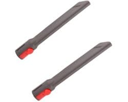 Spleetmondstuk Borstel - 2 stuks - Kierenzuigmond - Geschikt voor Dyson V15 V12 V11 V10 V8 V7 Stofzuiger - Vervanging Accessoires - Stofzuiger onderdeel - Spleet Gereedschap Mondstuk Bevestiging