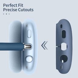 Silicone Hoes voor AirPods Max - Bescherming tegen Krassen en Vingerafdrukken - Accessoires voor Hoofdtelefoon — thumbnail 5