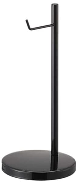 Headphone Stand - Stijlvolle en Duurzame Koptelefoonhouder van Staal, Zwart, 28 cm Hoog — thumbnail 1