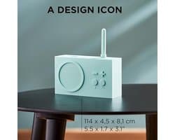 Draagbare Bluetooth Luidspreker met FM-Radio - Donkerrood