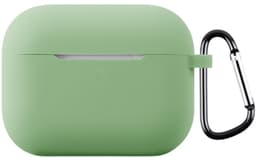 Coverup Hoesje - Geschikt voor AirPods Pro 3 Hoesje - Coverup Siliconen AirPods Case met Sleutelhanger - Groen — thumbnail 1