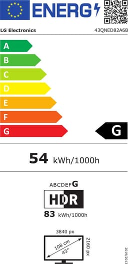 LG 43QNED82A6B - 43 inch - 4K QNED - 2025 — thumbnail 2