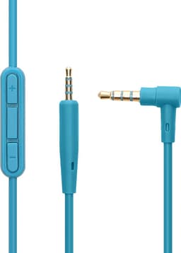 kwmobile koptelefoonkabel geschikt voor Bose QuietComfort 35 / 35II / 25 / QC25 / QC35 II / QC35 / On-Ear 2 / OE2 / OE2i / SoundTrue - Reservekabel 140 cm - Met microfoon en volumeregelaar - 3,5 mm aansluiting — thumbnail 2