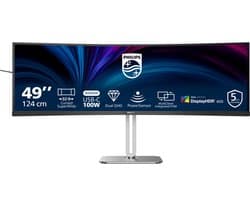 Philips 49B2U5900C - Ultrawide Curved Productivity Monitor - USB-C 100w - RJ45 - 49 inch — afbeelding 1
