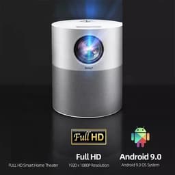 Belesy® Beamer Projector M35 - Mini Beamer - Wit – Full HD Support – Wifi – Android 9.0 – 4.000 Lumen – Contrast 10.000:1 – Beamers - Projectie 30 tot 200 inch - Cadeau - WK 2022 - Moederdag — thumbnail 2