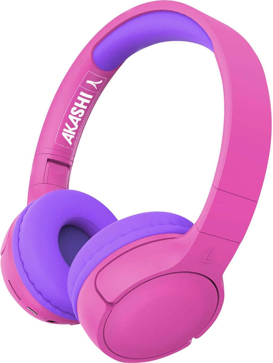 Akashi, Bluetooth Headset voor Kinderen Opvouwbaar, Roze — afbeelding 1
