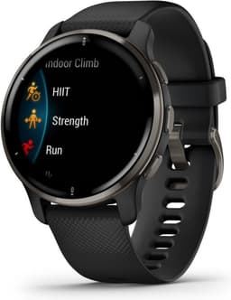 Garmin Venu 2 Plus Health Smartwatch - Amoled touchscreen - 9 dagen batterij - spraakbesturing - Zwart — thumbnail 13