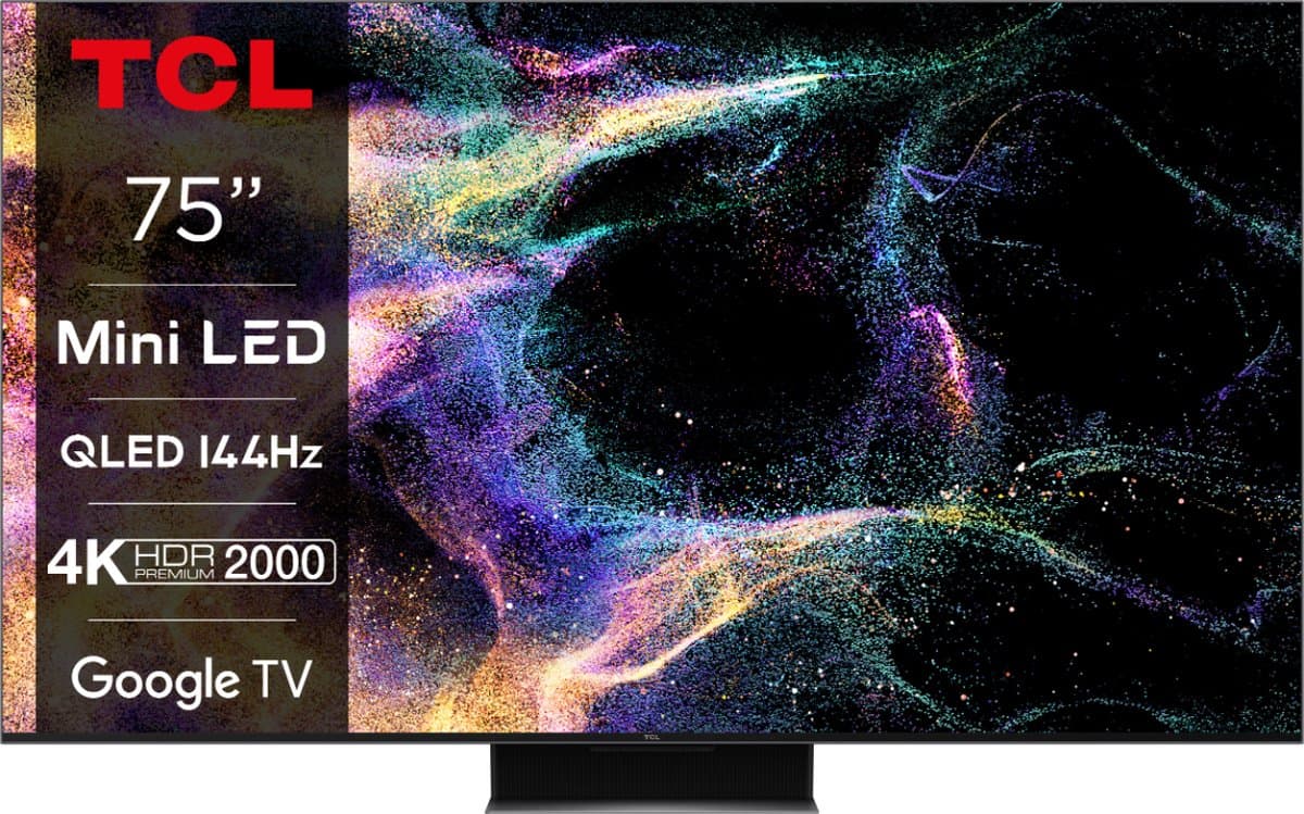 TCL 75C843 - 75 inch - 4K QD-MiniLED - 2023 — afbeelding 1