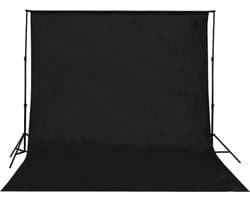 Donley Blackscreen - 300 * 400cm - Vinyl - Uittrekbare zwarte screen - fotostudio met Chromakey effect - film shooting background - backdrops fotografie - fotografie, video en televisie blackscreen - zwart fotodoek - Achtergronddoek Voor Fotostudio
