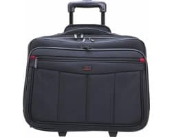 Business trolley laptop 17" extra veel vakken - Laptop trolley