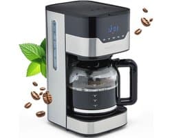 Koffiezetapparaat voor 14 kopjes - 900 Watt met Touch Control - Automatische uitschakeling en digitaal display
