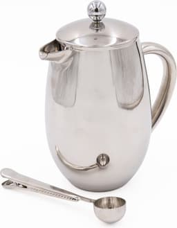 2-delige Cafetière Set met Roestvrijstalen 8-kops Franse Pers en Koffielepeltje met Clip — thumbnail 1