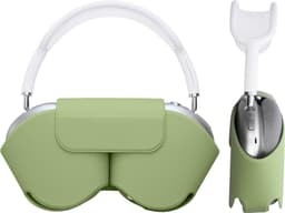 kwmobile cover voor over-ear koptelefoon - Compatibel met Apple AirPods Max / AirPods Max 2 - Van polyester - In pastelgroen — thumbnail 1