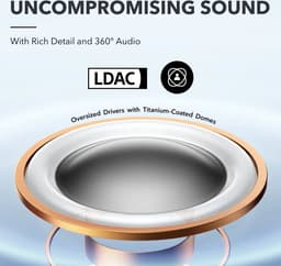 soundcore by Anker AeroFit Pro Wireless Open Earplugs, Super Comfortable, Sturdy Fit, Ergonomic Design, Rich Sound with LDAC, Bluetooth 5.3, IPX5 Waterproof, 46 Hours Playtime, App Control — thumbnail 6