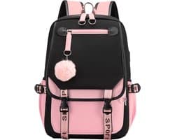 Rugtas - Schooltas - Rugzak - Rugzak Meisje - Rugzak School - Boekentas - Met Usb-Oplaadpoort - Laptop Rugtas - 30 Liter