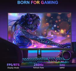 27 inch Gaming Monitor met 240 Hz, 1 ms Reactietijd, FHD, IPS, FreeSync, VESA-monteerbaar — thumbnail 3
