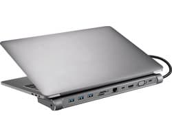 Sandberg - 136-31 - USB-C 10-in-1 Docking Station - Grijs