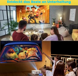 Equivera Mini Beamer - Draagbare Beamer - Beamer - Mini Beamer Projector - Projector - Mini Projector — thumbnail 3