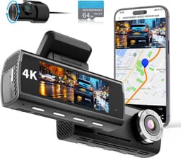 Lexium Dashcam voor auto - Dashcam - Dashcam voor auto voor en achter - Dashcam voor en achter - Dashcam voor en achter draadloos - Dual dashcam — thumbnail 1