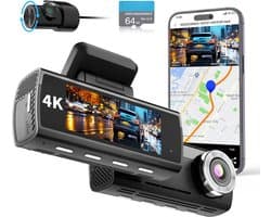 Lexium Dashcam voor auto - Dashcam - Dashcam voor auto voor en achter - Dashcam voor en achter - Dashcam voor en achter draadloos - Dual dashcam