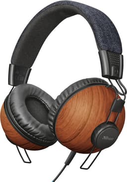 Trust Noma Headset met ingebouwde microfoon Kleur Denim Wood — thumbnail 2